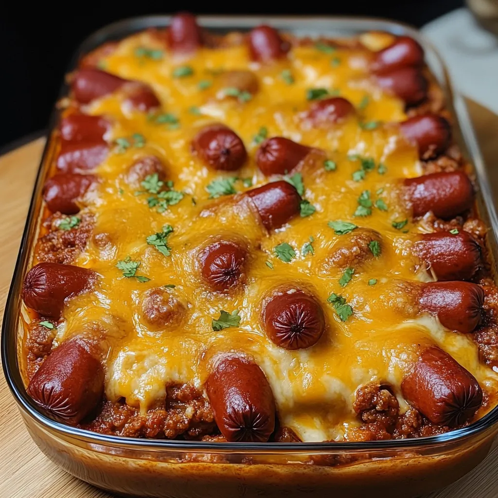 Chili Dog Casserole