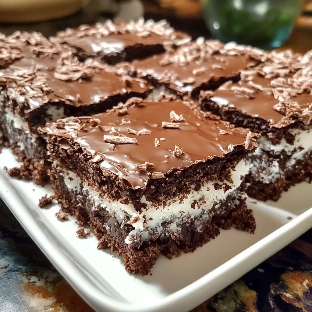 Coconut chocolate brownies