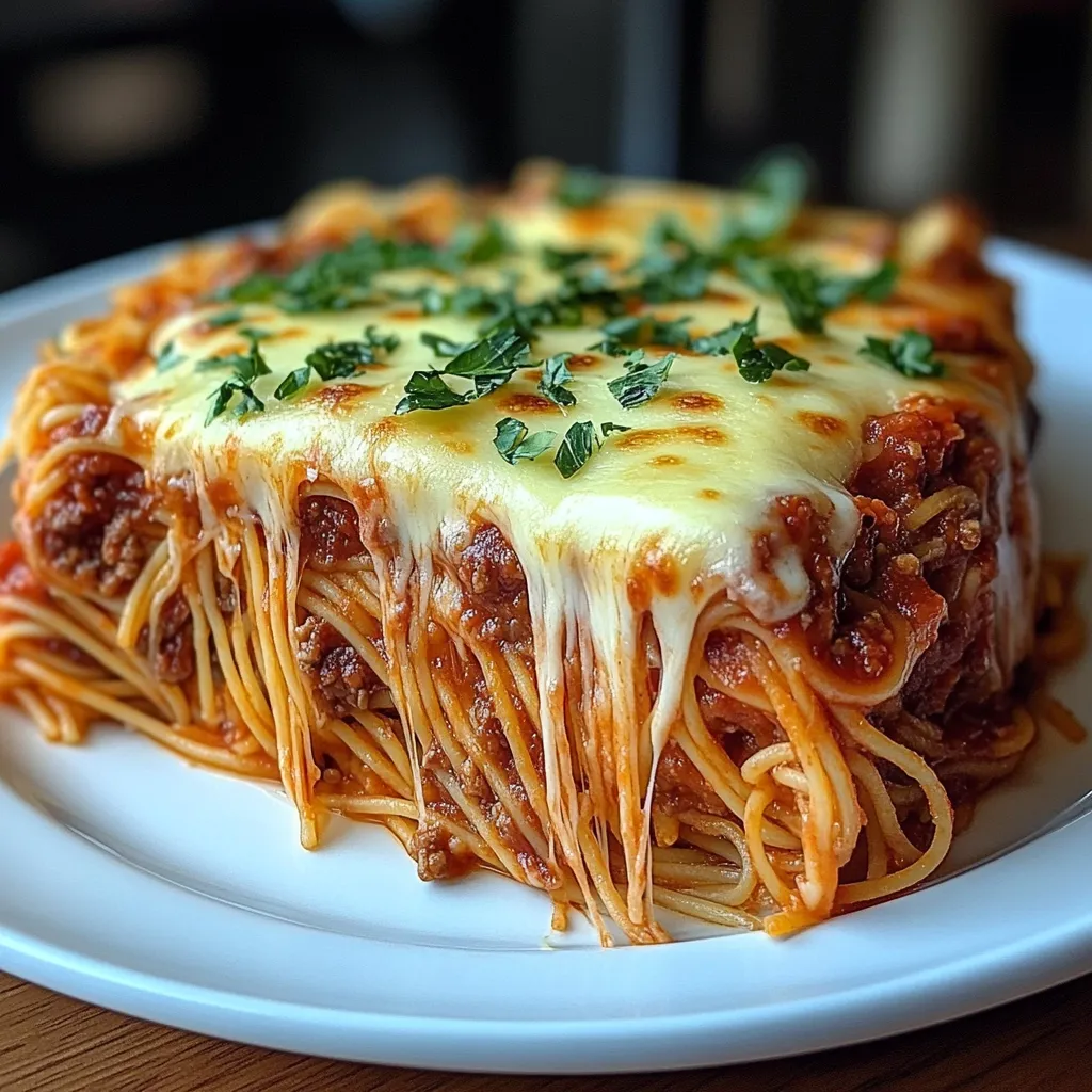 Baked Spaghetti Pie 