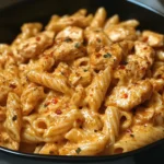 Cajun Cream Cheese Chicken Pasta Bake