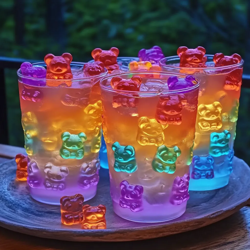 Gummy candy punch