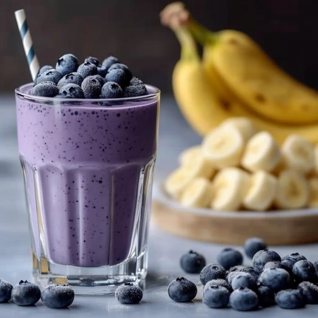 Banana and blueberry smoothie recipe