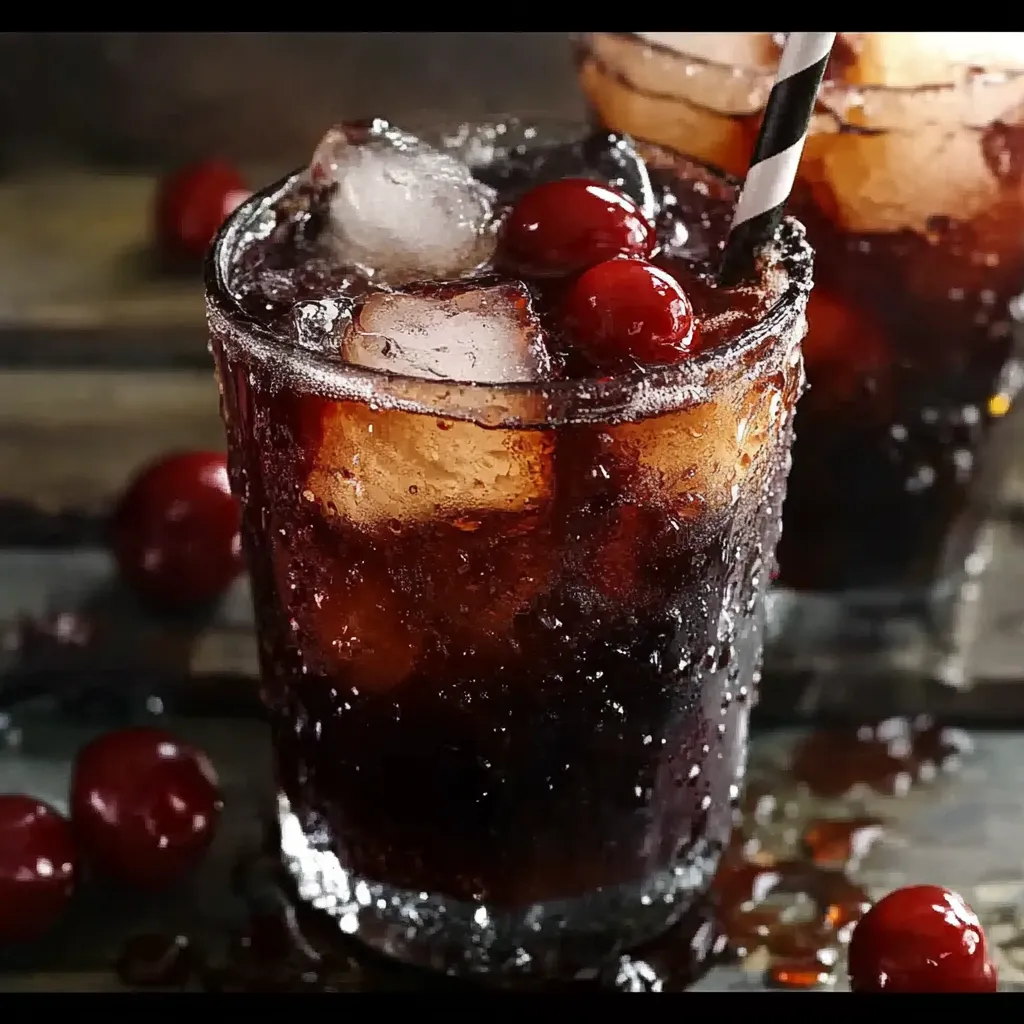 Dirty Dr. Pepper drink