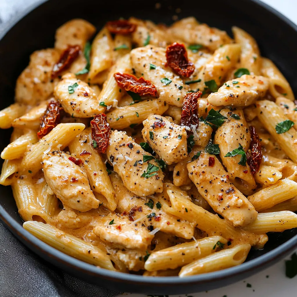 Creamy chicken pasta