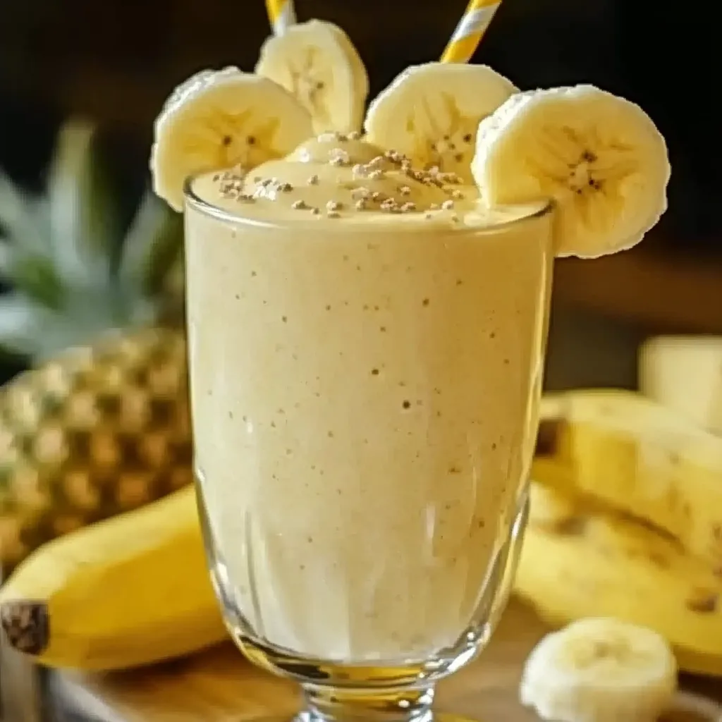 Perfect Pineapple Banana Smoothie Recipe: Healthy & Refreshing